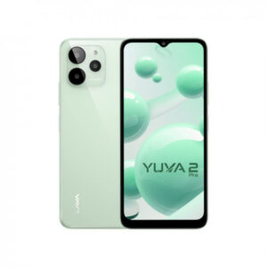 Lava Yuva 2 Pro (Glass Green, 4GB RAM, 64GB Storage)| 2.3 Ghz Octa Core Helio G37| 13 MP AI Triple Camera |Fingerprint Sensor| 5000 mAh Battery| Upto 7GB Expandable RAM