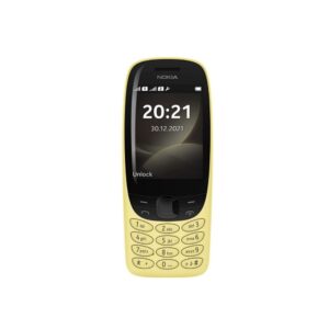 Nokia 6310 Dual SIM Feature Phone with a 2.8” Screen, Wireless FM Radio and Rear Camera | Yellow