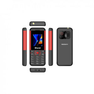 JioBharat K1 Karbonn 4G Keypad Phone with JioCinema, JioSaavn, JioPay (UPI), Long Lasting Battery, LED Torch, Digital Camera | BlackRed | Locked for JioNetwork