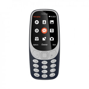 Nokia 3310 Dual SIM Feature Phone with MP3 Player, Wireless FM Radio and Rear Camera, Dark Blue