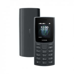 Nokia All-New 105 Single Sim Keypad Phone with Built-in UPI Payments, Long-Lasting Battery, Wireless FM Radio | Charcoal