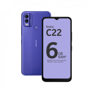 Nokia C22 | 3-Day Battery Life | 6GB RAM (4GB RAM + 2GB Virtual RAM) | 13 MP Dual Rear AI Camera with Night & Portrait Mode | IP52 | Purple
