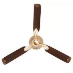 LUMINOUS Jaipur Mahal 1320 mm 3 Blade Ceiling Fan (Tan Brown)