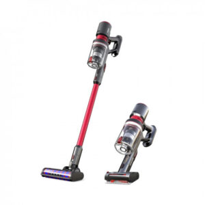 AGARO Supreme Cordless Stick Vacuum Cleaner,2in1 Handheld & Stick, 400W Brushless Motor, 25 kPa Suction Power, 3 Adjustable Suction Modes, Adjustable Head, Rotary Brush, Bagless Dry Vacumming, Red