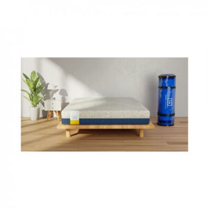 Flo Anti-Gravity™ Mattress – 10 Year Warranty | Charcoal Infused Orthopedic Mattress with Shape Shield™ Technology | Mattress Queen Bed 100% Natural Latex Mattress Queen Size Mattress (75x66x9 Inches Medium Firm Grey)