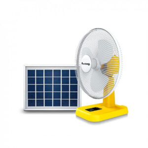 SUN KING 16 Inch 5100 mAh Battery Portable 20 Watt Solar Powered Fan With Brushless DC Motor Technology, Rechargeable Solar Fan for Indoor Housing, Office, Camping