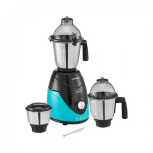 Crompton Ameo 750-Watt Mixer Grinder with MaxiGrind and Motor Vent-X Technology (3 Stainless Steel Jars, Black & Green)