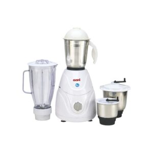 Gopi Kitchen Jumbo 800 Watt Mixer Grinder with 3 Stainless Steel Jar + 1 Juicer Jar, White and Grey