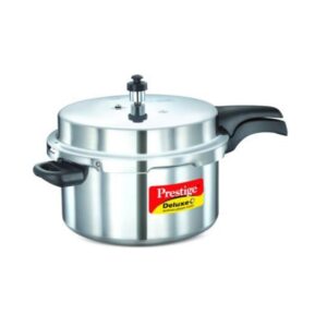 Prestige Deluxe Plus 7.5 L Induction Bottom Pressure Cooker (Aluminium)