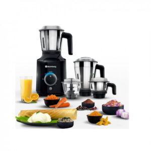 Atomberg MG 1 All-in-One Mixer Grinder for Kitchen with 4 Jars | Chopper Jar Inclusive | 4 Speed Control Powerful BLDC Motor with LED Indicators (Black)