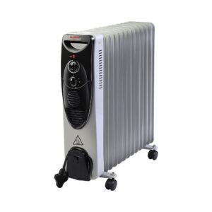 Khaitan Avaante KA-2413 13 Fin Oil Filled Room Heater with Fan ( Grey )