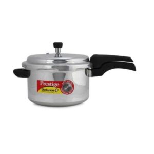 Prestige Deluxe Plus 5 L Induction Bottom Pressure Cooker (Aluminium)