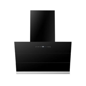 Faber 60 cm 1350 m³/HR Auto-Clean Angular Kitchen Chimney (Hood Zenith FL SC AC BK 60, Filterless Technology, Touch Control, Black)