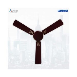 Luminous Audie 1200mm 70-Watt Ceiling Fan (Berry Red, Pack of 1)