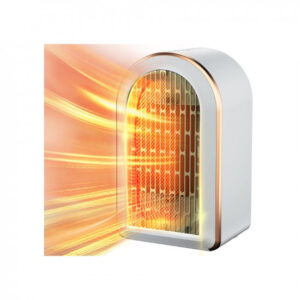 Gaiatop Room Heater Warmer for Bedroom, 1200 Watts PTC Ceramic Fast Heating Room Heater with 2 Power Settings, Electric Handy Room Heater for Home Office Indoor Use (White)