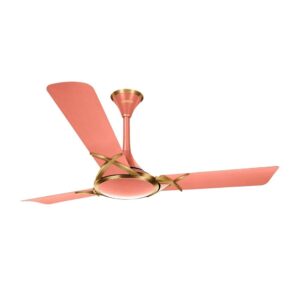 Luminous Deltoid 1200MM Designer Ceiling Fan with BEE 3-Star (Rose Gold)