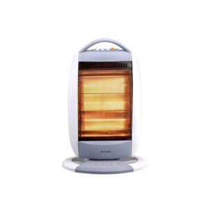 Candes New Infra Halogen Room Heater (White, Grey, 1200 watts) 3 Rod
