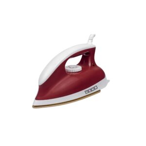 Usha Goliath GO1200WG Heavy Weight 1200-Watt Dry Iron, 1.8 Kg(Red)