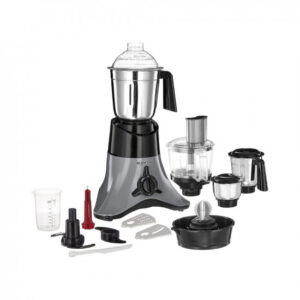 Amazon Basics Mixer Grinder 750W Black, 4 jars with Food Processor Jar and Flexi lid