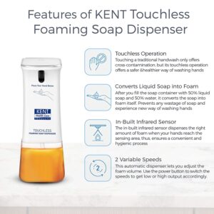 Kent Touchless Foaming Soap Dispenser, 12014, 1.5 W, White