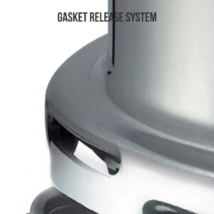Prestige Popular Aluminium Pressure Cooker, 10 Litres, Silver