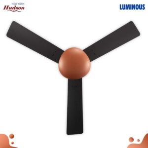 Luminous New York Hudson 1200mm Ceiling Fan (Midnight Black)
