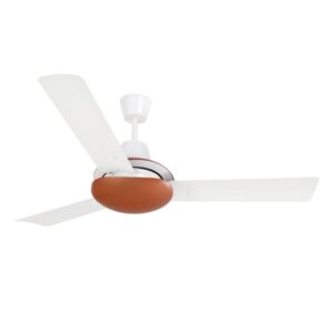 LUMINOUS New York Hudson 1200 mm 3 Blade Ceiling Fan (Pearl White)