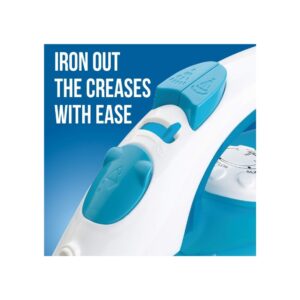 Havells Fabio 1250 W Steam Iron with Teflon Coated Sole Plate. (Blue)