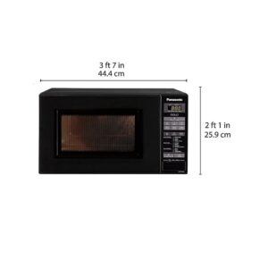 Panasonic 20L Solo Microwave Oven (NN-ST266BFDG, Black, 51 Auto Menus)