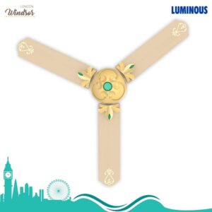 Luminous London Windsor 1200mm Ceiling Fan (Galleon Gold)