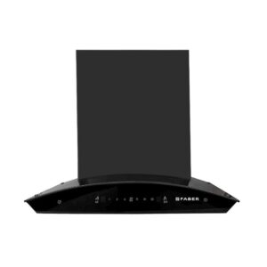 Faber 60 cm 1200 m3/hr Heat Auto Clean Chimney (Hood Crest Plus HC SC BK 60, Filterless, Touch & Gesture Control, Black)