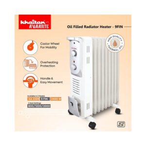 Khaitan Avaante KA-2209 9 Fin Oil Filled Room Heater
