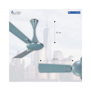 Luminous Audie 1200mm 70-Watt Ceiling Fan (Cool Blue Silver)