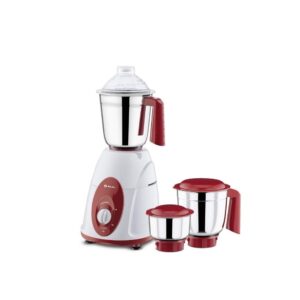 Bajaj Classic Mixer Grinder, 750W, 3 Jars (White and Maroon)