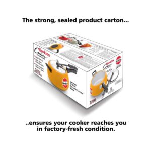 Hawkins Ceramic Coated Contura 5 L Pressure Cooker (Aluminium)