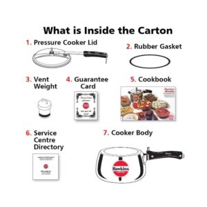 Hawkins Contura 3 L Pressure Cooker (Aluminium)