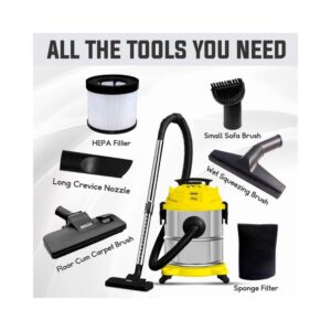 Inalsa Vacuum Cleaner Wet and Dry Micro WD17-1400W