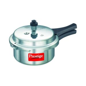 Prestige Popular Aluminium Pressure Cooker , 2 Litres, Silver