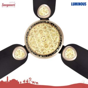 Luminous Jaipur Sanganeri 1200mm Ceiling Fan (Andhi Grey)