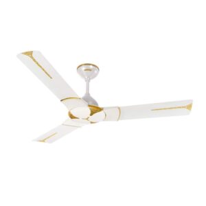 Luminous Jaipur Ghoomar 1200mm Ceiling Fan (Makrana White)