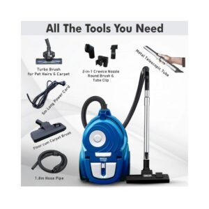 Inalsa Vacuum Cleaner Bagless Cyclonic Clean Max -1900W
