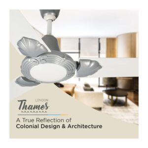 Luminous London Thames 1200mm Ceiling Fan (Wimbeldon White)