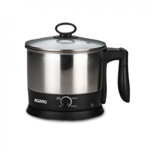 AGARO Esteem Multi Kettle 1.2 Litre, 600W with 3 Heating Modes & Rapid Boil Technology (Silver)