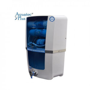 Aquatec Plus – Advanced Alkaline 12 L RO + UV + UF + TDS Water Purifier for home (White, Blue)