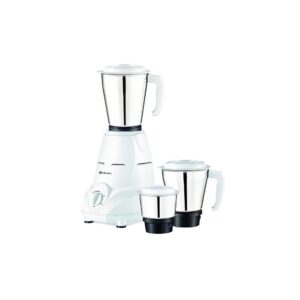Bajaj Rex 500W Mixer Grinder with Nutri-Pro Feature, 3 Jars, White
