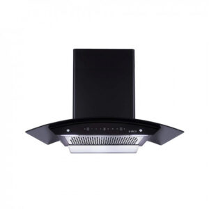 Elica 90 cm 1200 m3/hr Filterless Auto Clean Chimney with 15 Years Warranty (WDFL 906 HAC LTW MS NERO, Touch + Motion Sensor Control, Black)