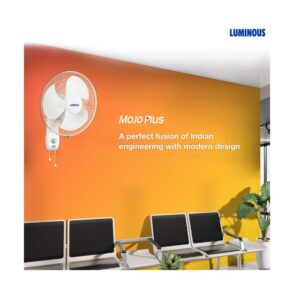 Luminous Mojo Plus 300mm High-Speed Wall Fan (White)
