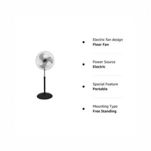 Havells V3 450mm Pedestal Fan Black