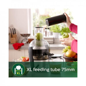 Philips Viva Collection HR1863/20 2-Litre Juicer (Black/Silver)