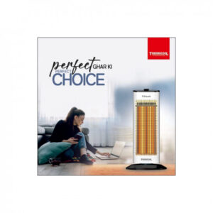 THERMOCOOL Heat Pillar 1500W Room Heater | safety mesh grill | quick heating | rust-free metal grill front | Lightweight for easy portability | placed vertically | 1 Year Warranty (White)